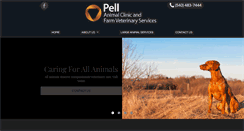 Desktop Screenshot of pellanimalclinic.com